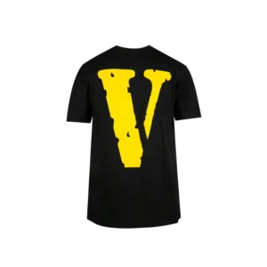 Shop Latest Trending Black Yellow Color Vlone T-Shirts Tops