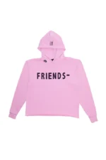 VLONE X BLACK LIPSTICK FRIENDS- EMBROIDERED HOODIE (PINK)