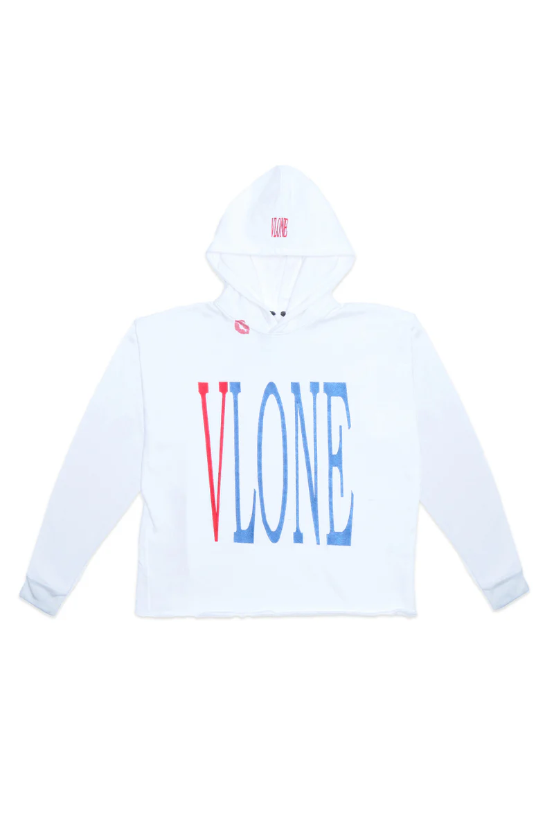 VLONE X RED LIPSTICK OG EMBROIDERED HOODIE (WHITE) VLONE X RED LIPSTICK OG EMBROIDERED HOODIE (WHITE)