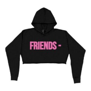 VLONE X FRIENDS – PINK HOODIE – BLACK (WOMENS)