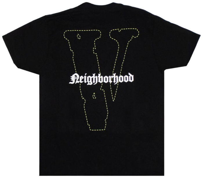 Vlone X Neighborhood T-Shirt Skull Vlone X Neighborhood T-Shirt Skull